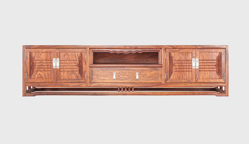 中牟刺猬紫檀电视柜低柜现代中式全实木电视柜客厅高低柜